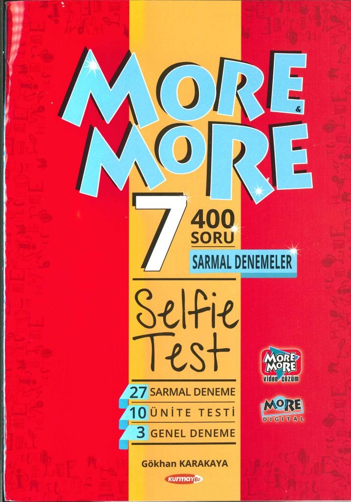 MORE MORE 400 SORU SARMAL DENEMELER SELFIE TEST