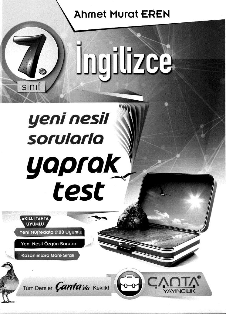 İNGİLİZCE YENİ NESİL SORULARLA YAPRAK TEST