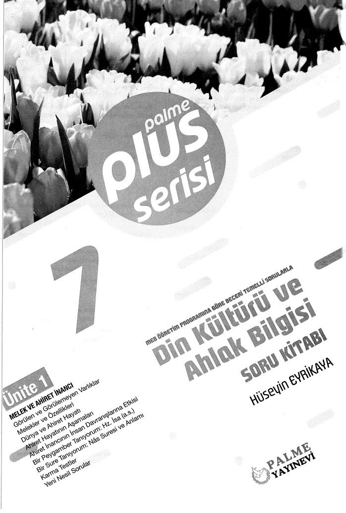 PLUS SERİSİ DİN KÜLTÜRÜ VE AHLAK BİLGİSİ SORU KİTABI