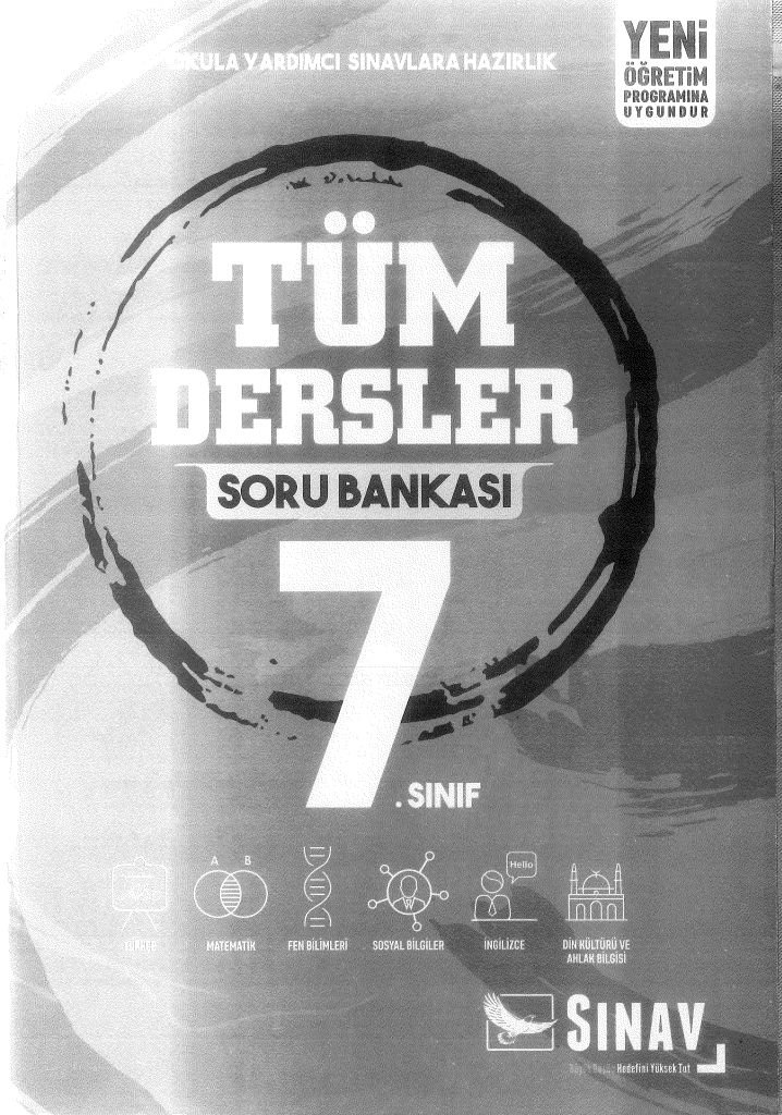 TÜM DERSLER SORU BANKASI
