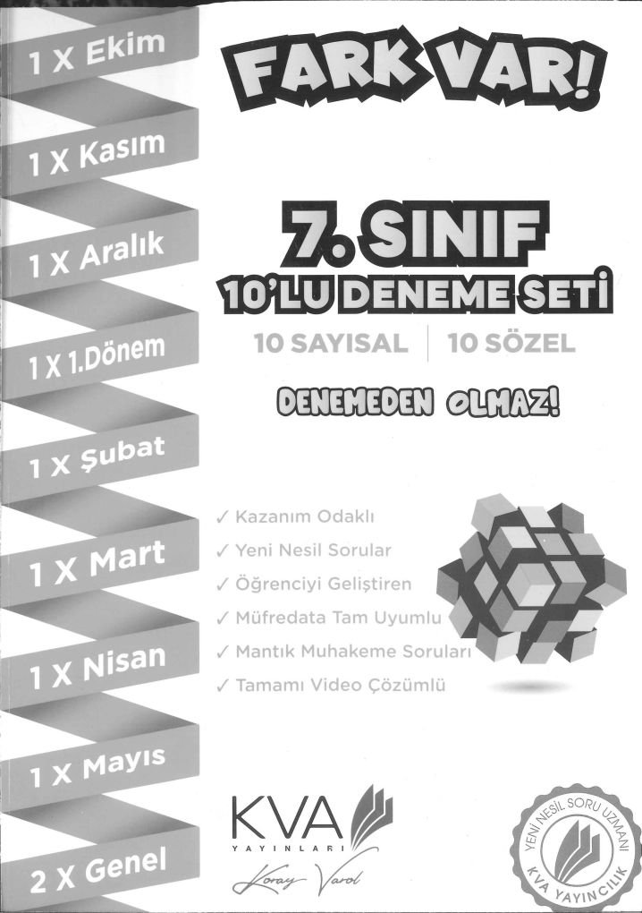 FARK VAR 10'LU DENEME SETİ