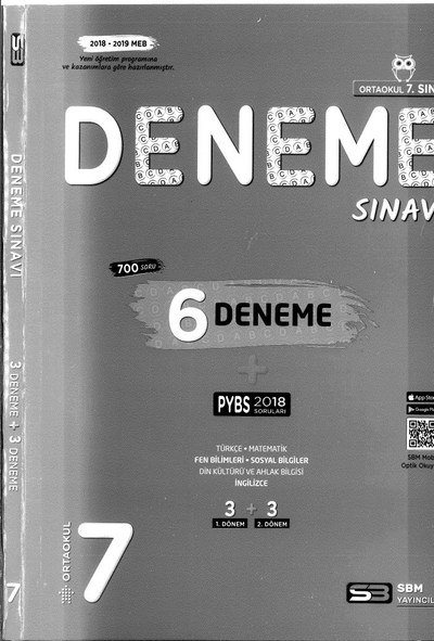 DENEME SINAVI 6 DENEME Fotokopi.SHOP - Öğrencilerin Marketi!
