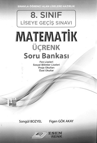 MATEMATİK ÜÇRENK SORU BANKASI