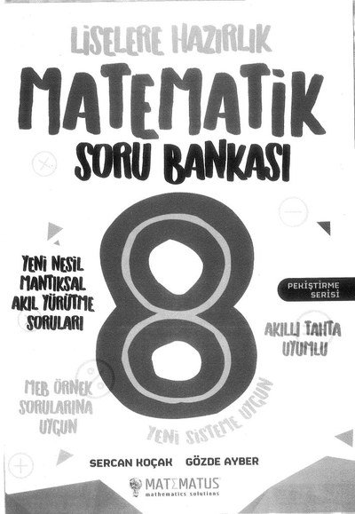 MATEMATİK SORU BANKASI Fotokopi.SHOP - Öğrencilerin Marketi!
