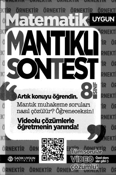 MATEMATİK MANTIKLI SONTEST Fotokopi.SHOP - Öğrencilerin Marketi!