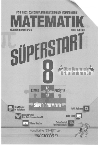 MATEMATİK SORU BANKASI SÜPERSTART Fotokopi.SHOP - Öğrencilerin Marketi!