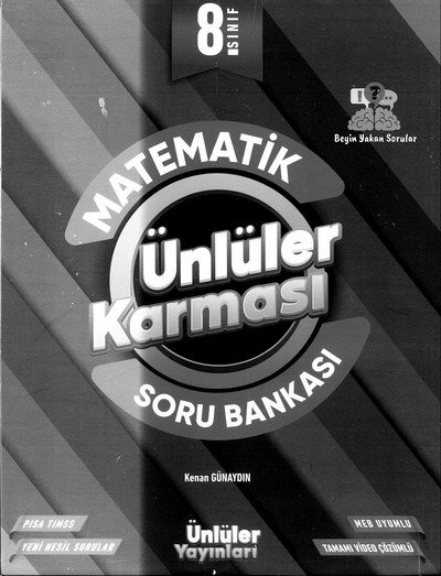MATEMATİK ÜNLÜLER KARMASI SORU BANKASI