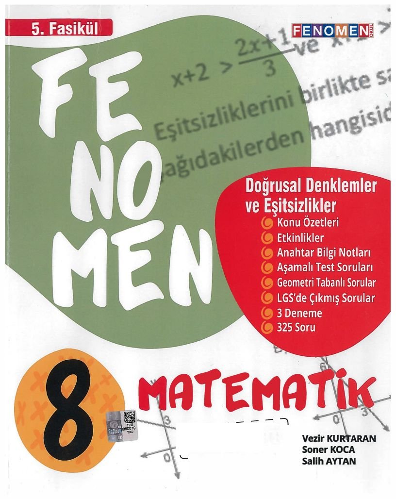 FENOMEN MATEMATİK SORU BANKASI 5. FASİKÜL