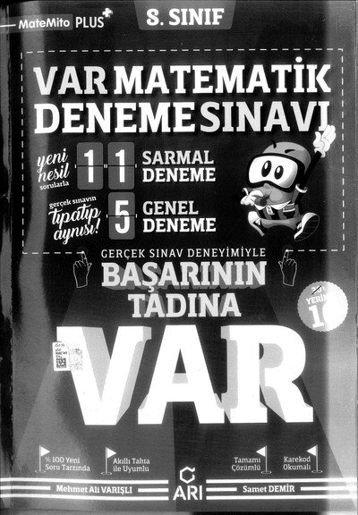 VAR MATEMATİK DENEME SINAVI BAŞARININ TADINA VAR