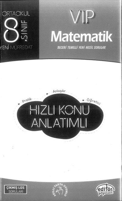 VIP MATEMATİK HIZLI KONU ANLATIMLI Fotokopi.SHOP - Öğrencilerin Marketi!