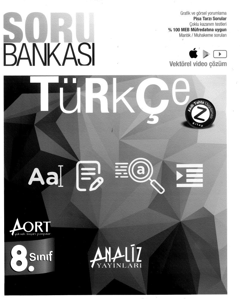 SORU BANKASI TÜRKÇE
