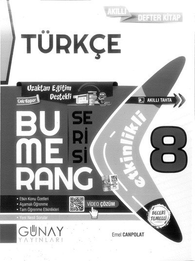 TÜRKÇE BUMERANG SERİSİ Fotokopi.SHOP - Öğrencilerin Marketi!