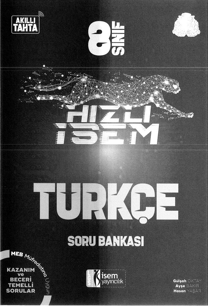 HIZLI İSEM TÜRKÇE SORU BANKASI
