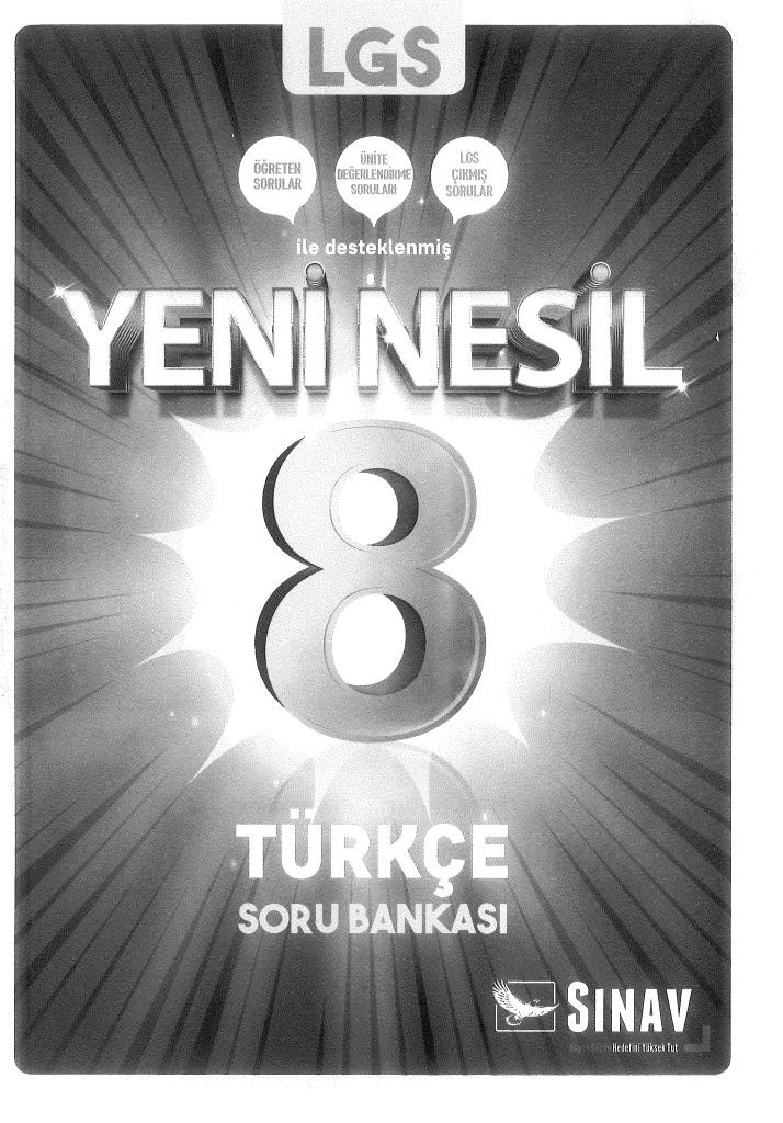 YENİ NESİL LGS TÜRKÇE SORU BANKASI