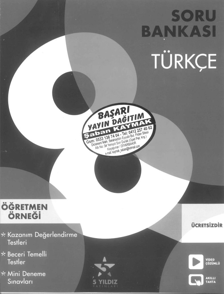 SORU BANKASI TÜRKÇE