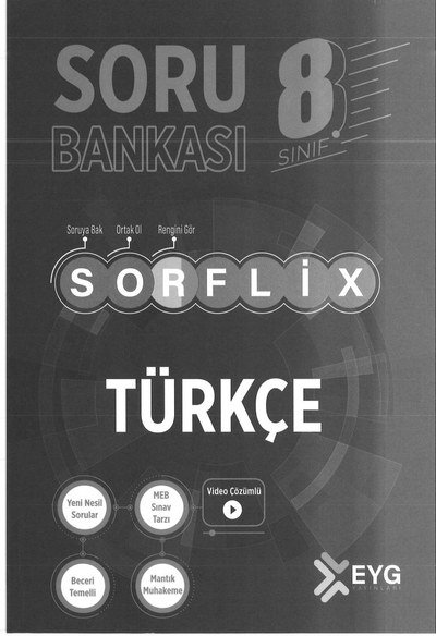 SORU BANKASI SORFLİX TÜRKÇE