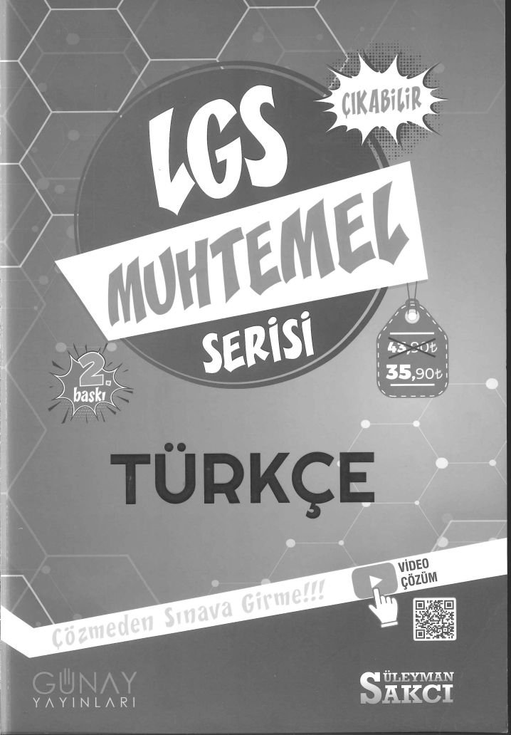 LGS MUHTEMELSERİSİ TÜRKÇE