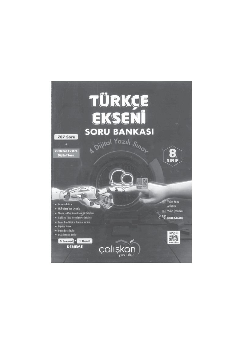 TÜRKÇE EKSENİ SORU BANKASI