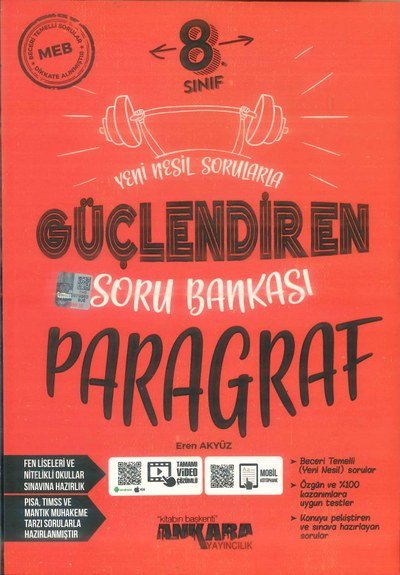 GÜÇLENDİREN SORU BANKASI PARAGRAF Fotokopi.SHOP - Öğrencilerin Marketi!