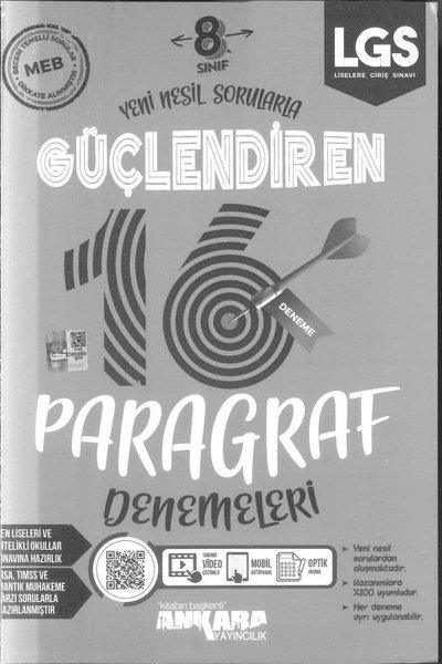 GÜÇLENDİREN 16 PARAGRAF DENEMELERİ Fotokopi.SHOP - Öğrencilerin Marketi!