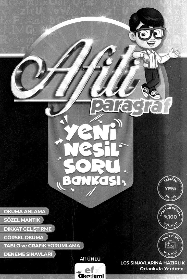 AFİLİ PARAGRAF YENİ NESİL SORU BANKASI