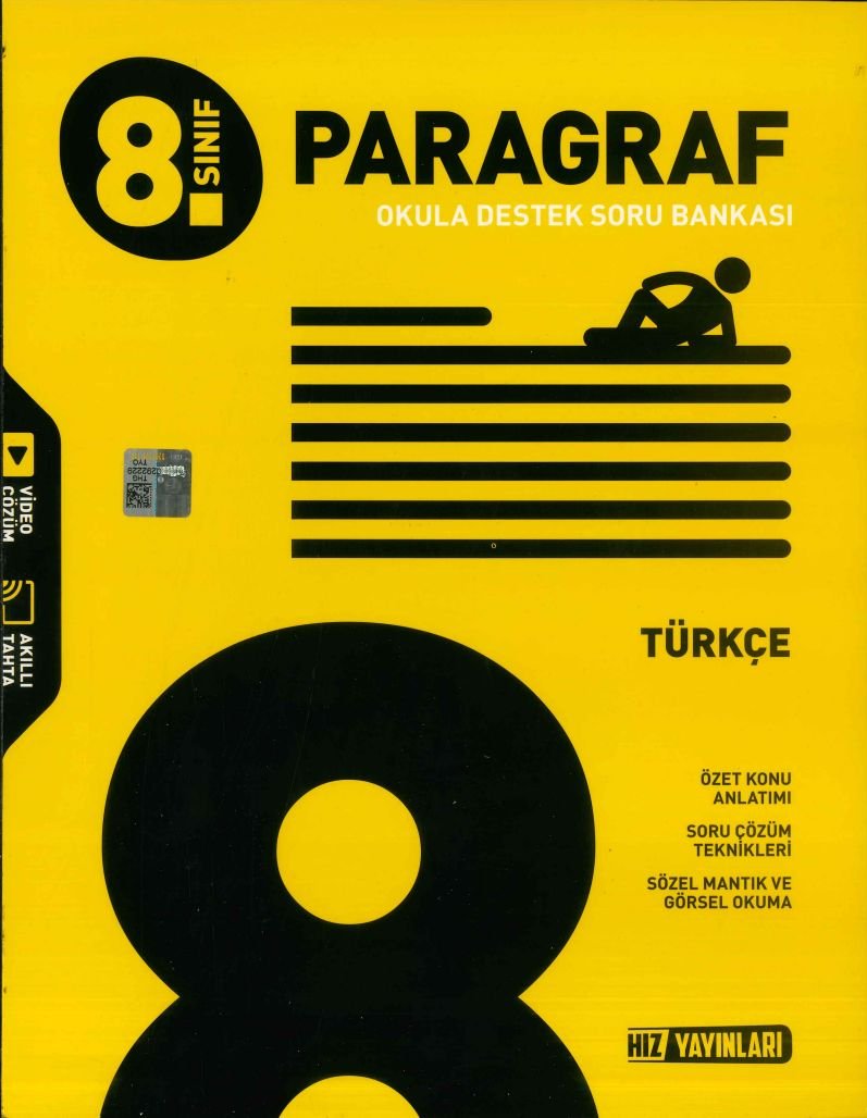PARAGRAF OKULA DESTEK SORU BANKASI TÜRKÇE