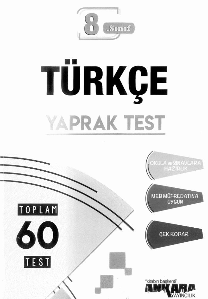 TÜRKÇE YAPRAK TEST 60 TEST