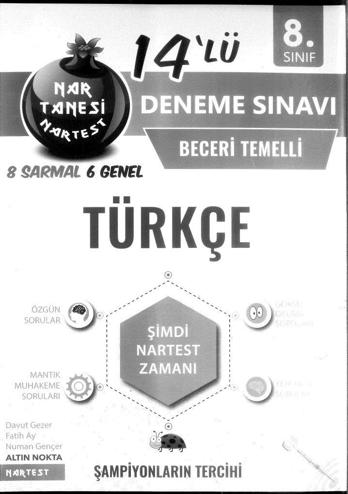 14'LÜ DENEME SINAVI BECERİ TEMELLİ TÜRKÇE