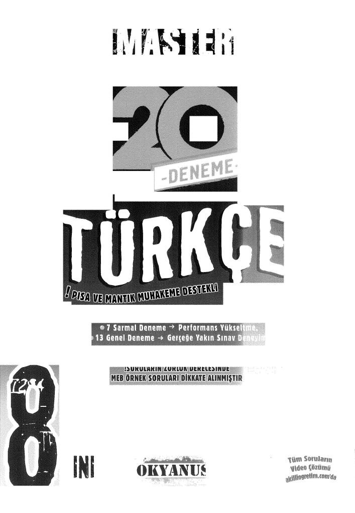 MASETER 20 DENEME TÜRKÇE