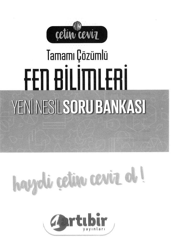 TAMAMI ÇÖZÜMLÜ FEN BİLİMLERİ YENİ NESİL SORU BANKASI