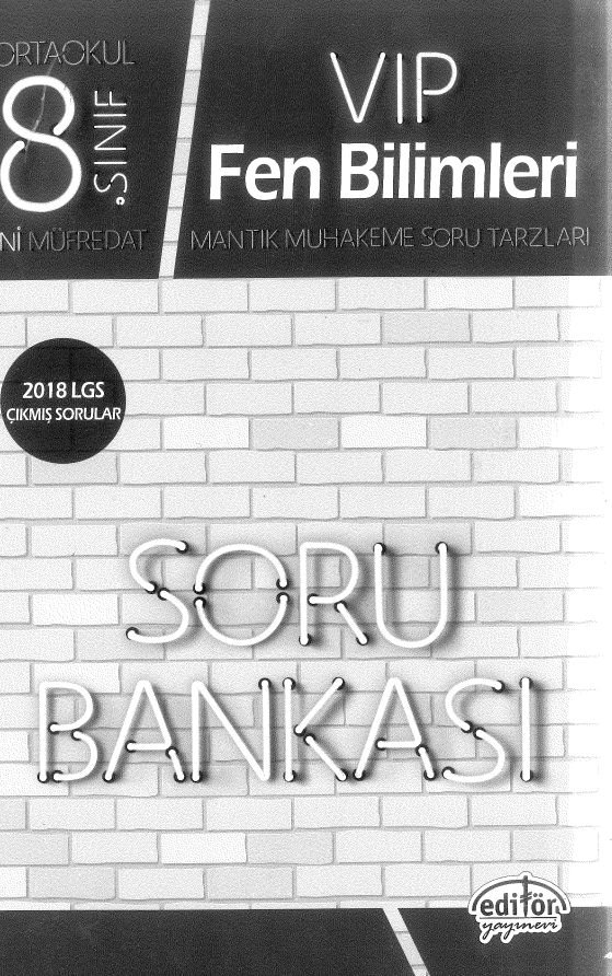 VIP FEN BİLİMLERİ SORU BANKASI