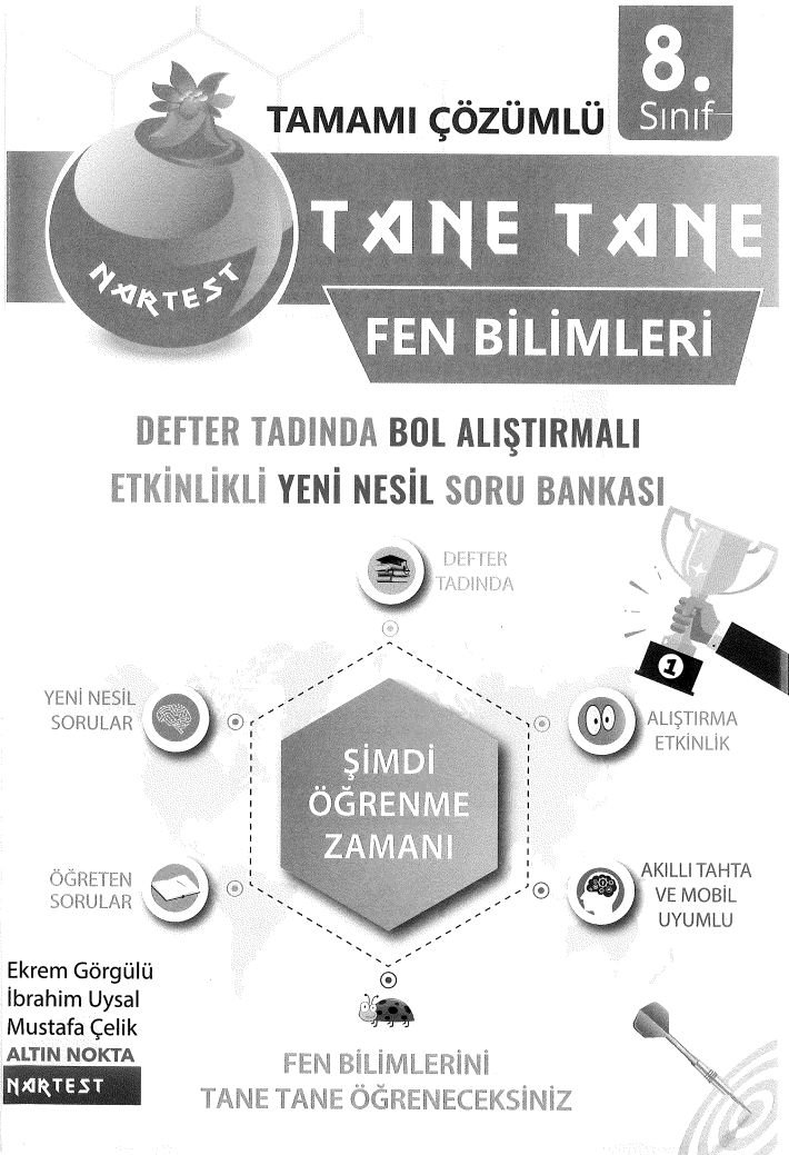 TAMAMI ÇÖZÜMLÜ FEN BİLİMLERİ YENİ NESİL SORU BANKASI