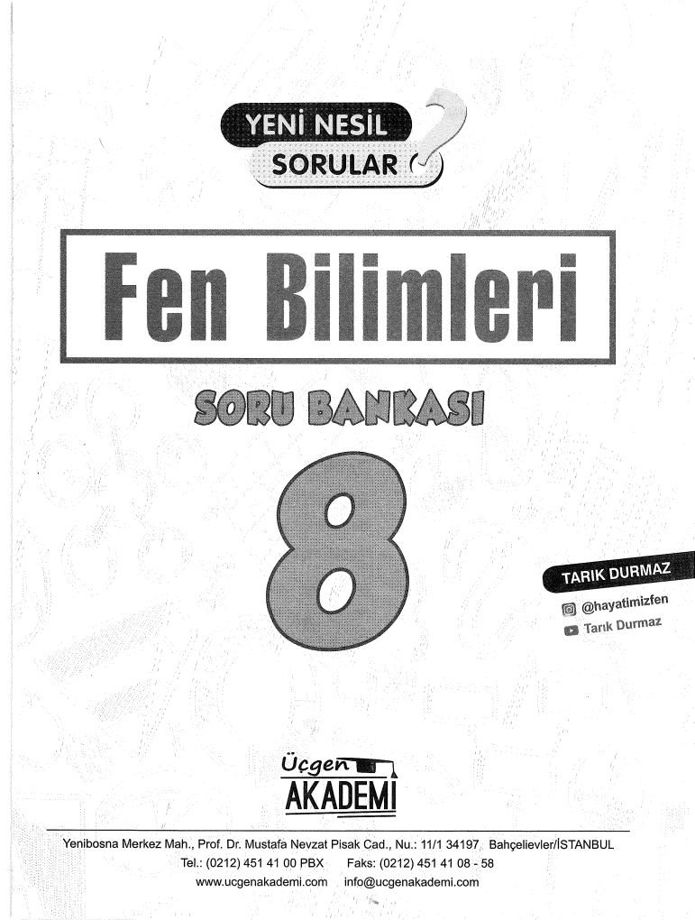 FEN BİLİMLERİ SORU BANKASI