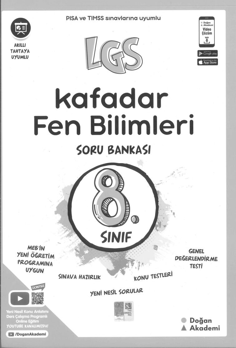 LGS KAFADAR FEN BİLİMLERİ SORU BANKASI
