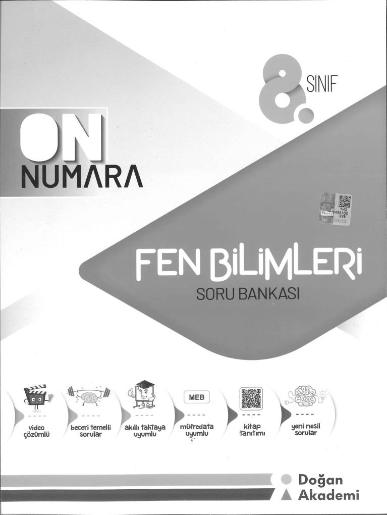 ON NUMARA FEN BİLİMLERİ SORU BANKASI