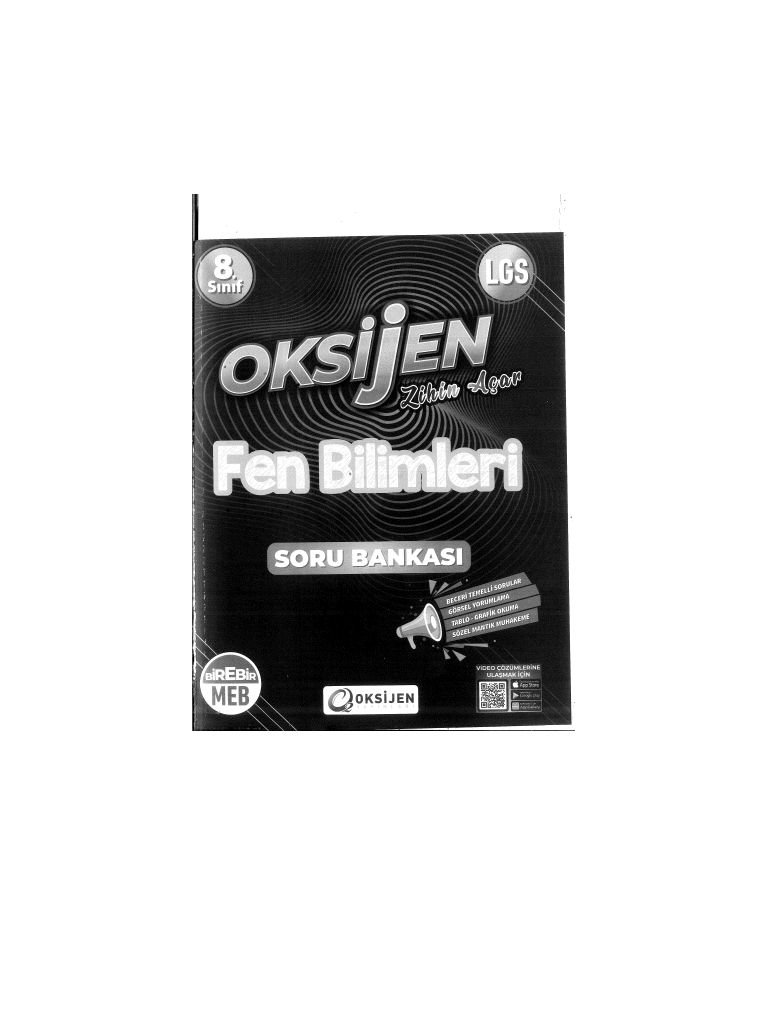 OKSİJEN FEN BİLİMLERİ SORU BANKASI