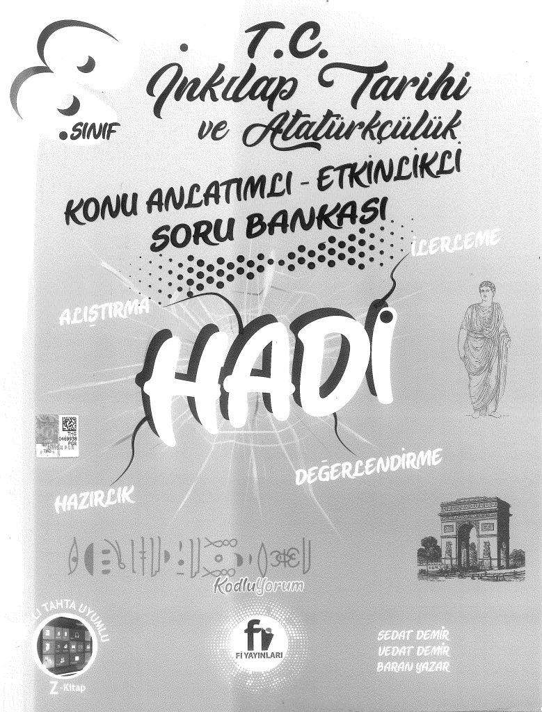 T.C. İNKILAP TARİHİ VE ATATÜRKÇÜLÜK KONU ANLATIMLI HADİ