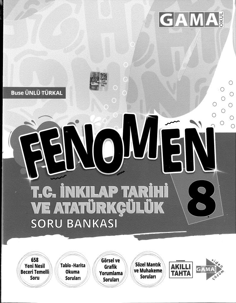 FENOMEN T.C. İNKILAP TARİHİ VE ATATÜRKÇÜLÜK SORU BANKASI