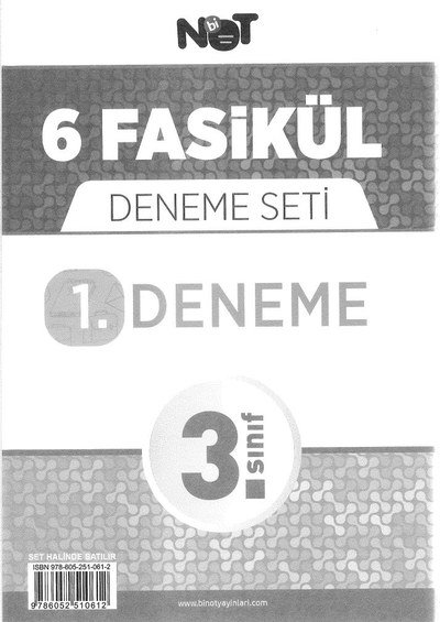 6 FASİKÜL DENEME SETİ