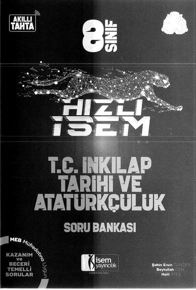 HIZLI İSEM T.C. İNKILAP TARİHİ VE ATATÜRKÇÜLÜK SORU BANKASI Fotokopi.SHOP - Öğrencilerin Marketi!