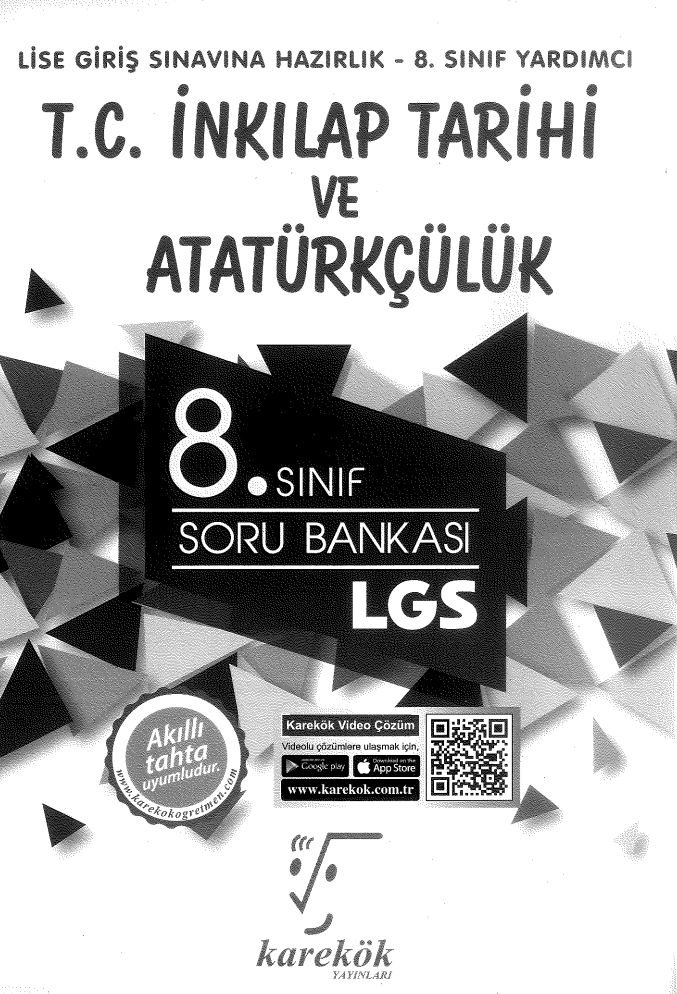 T.C. İNKİLAP TARİHİ VE ATATÜRKÇÜLÜK SORU BANKASI LGS
