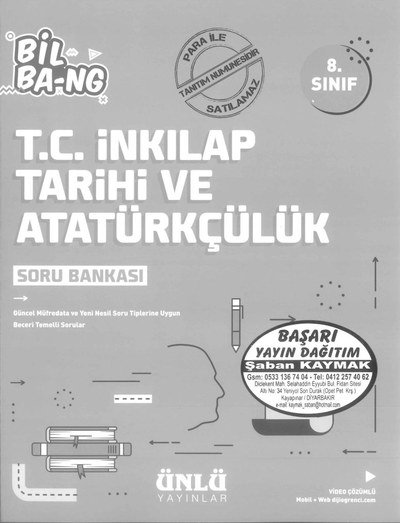 T.C İNKILAP TARİHİ VE ATATÜRKÇÜLÜK SORU BANKASI