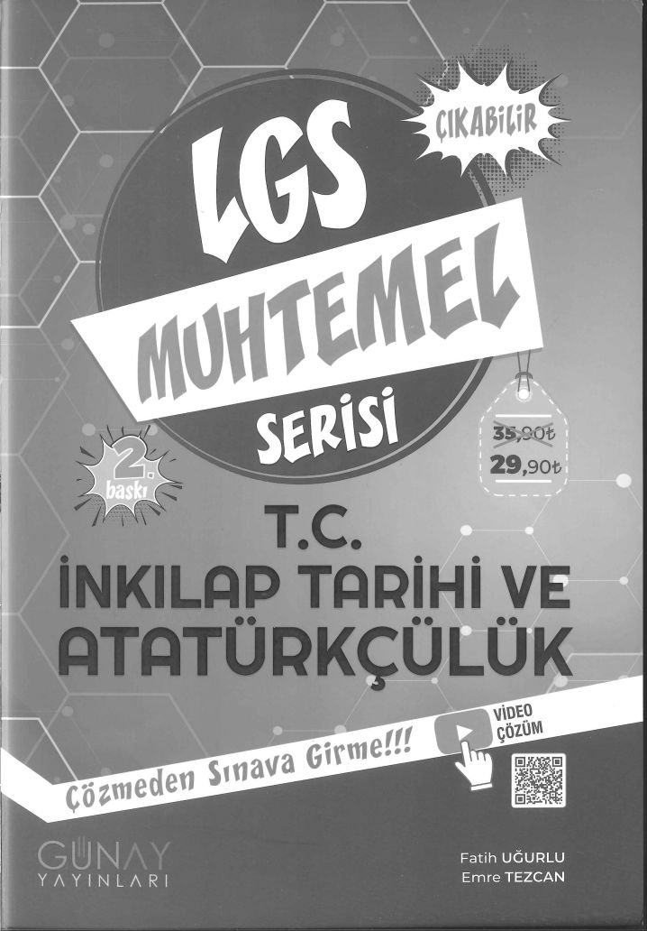 LGS MUHTEMEL SERİSİ T.C. İNKILAP TARİHİ VE ATATÜRKÇÜLÜK