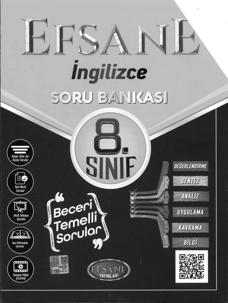 EFSANE İNGİLİZCE SORU BANKASI
