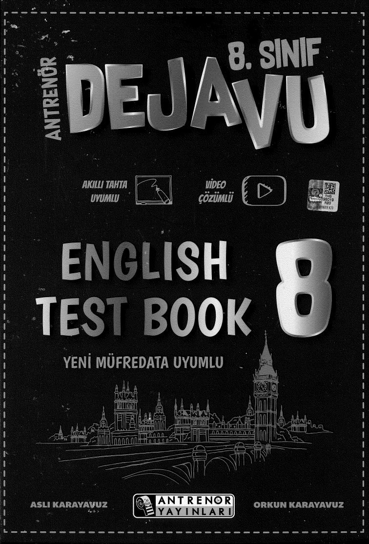 ANTRENÖR DEJAVU ENGLISH TEST BOOK