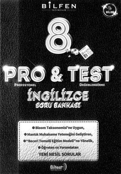 PRO & TEST İNGİLİZCE SORU BANKASI Fotokopi.SHOP - Öğrencilerin Marketi!