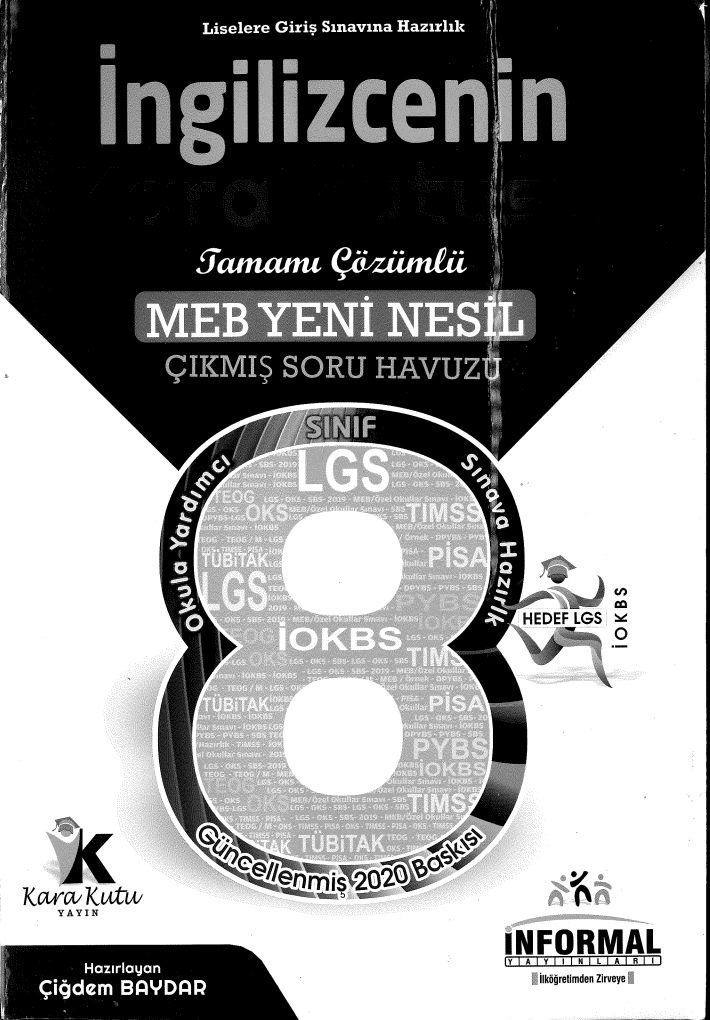 İNGİLİZCENİN MEB YENİ NESİL ÇIKMIŞ SORU HAVUZU