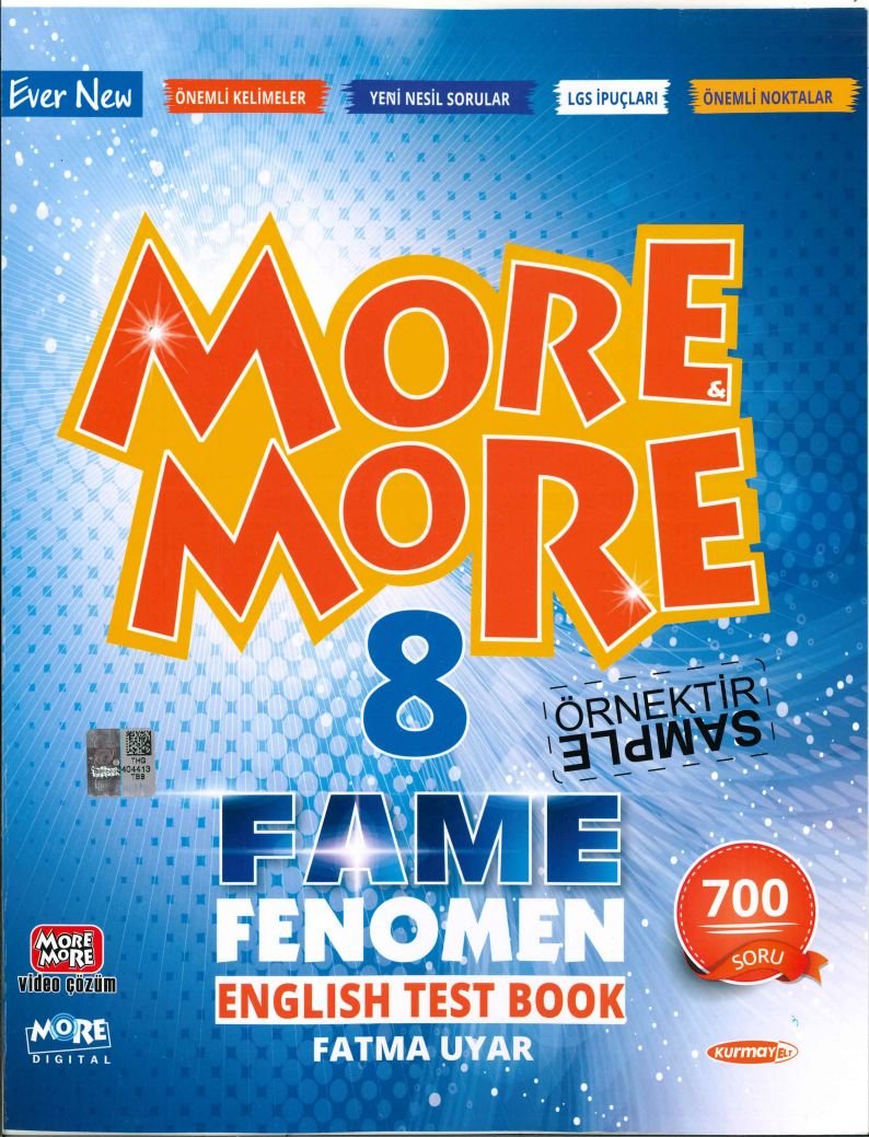 MORE MORE FAME FENOMEN ENGLISH TEST BOOK