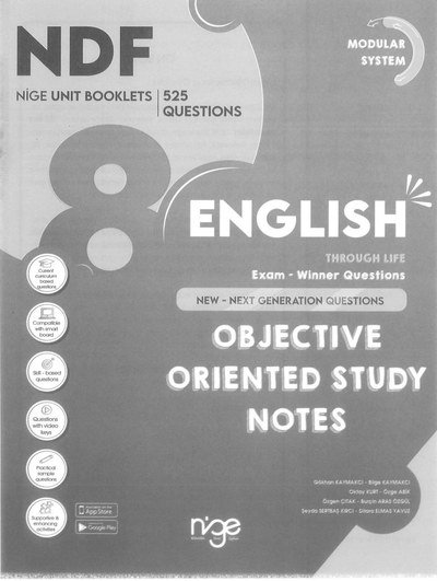 ENGLISH OBJECTIVE ORIENTED STUDY NOTES