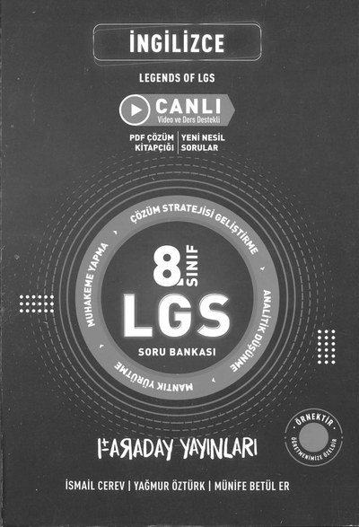 İNGİLİZCE LEGENDS OF LGS Fotokopi.SHOP - Öğrencilerin Marketi!